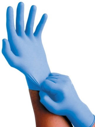 Nitrile handschoenen poedervrij - l