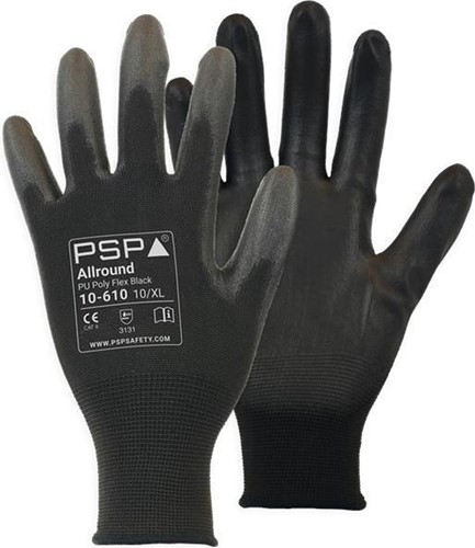 PSP 10-610 PU Zwart Werkhandschoen