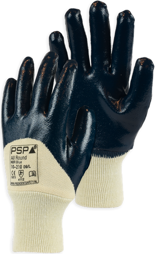 PSP 10-210 Allround NBR Werkhandschoen - ecru/geel - 9/l