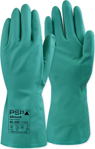 PSP 40-200 Groene Nitril Werkhandschoen - groen - 8/m