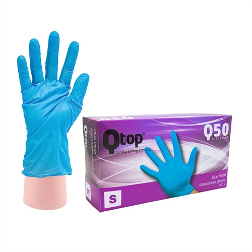 Qtop Q50 Vitrile Handschoenen - 7/s