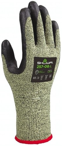 Showa 257 werkhandschoenen - geel - xl