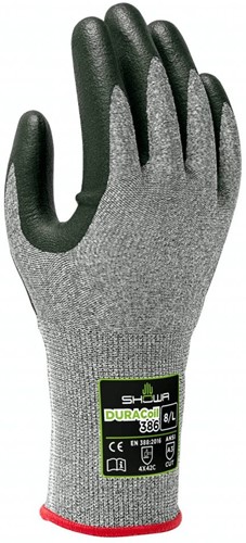 Showa Duracoil 386 werkhandschoenen - grijs - xl