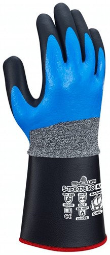 Showa S-tex 376SC werkhandschoenen - blauw - l